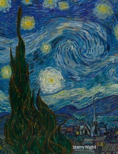 Starry Night: By Vincent Van Gogh: A Large (8.5" x 11") Notebook, Journal, or Diary Diary – September 2, 2015