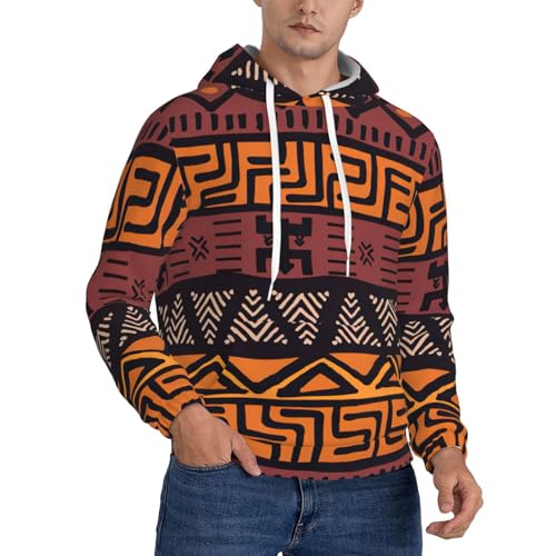 Sweat à capuche africain homme : le pull à manches longues confortable qui change du noir