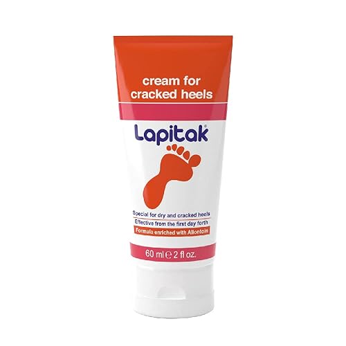Lapitak Crema saludable para grietas en el talón y crema para pies agrietados y pies secos, loción para piel seca Reparación intensiva de pies 2 oz.