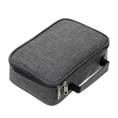 Imagen de DabbOo Estuche Organizador Gris 23x16x7cm con 72 Ranuras y Compartimentos Desmontables Gran Capacidad para Lapices Rotuladores y Accesorios Electronicos Ideal para Escuela Oficina y Viaje