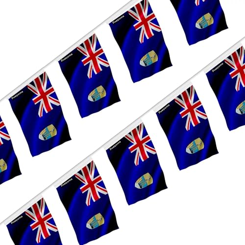Guirlande drapeau Sainte-Hélène Ascension Tristan da Cunha pavillon décoration de 100 pièces
