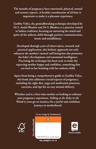 Image of Talking to the Baby in the Womb: Garbha Vidya: Ancient Wisdom for Modern Mothers | Techniques for Mindful Pregnancy, Emotional Well-Being and Maternal Happiness