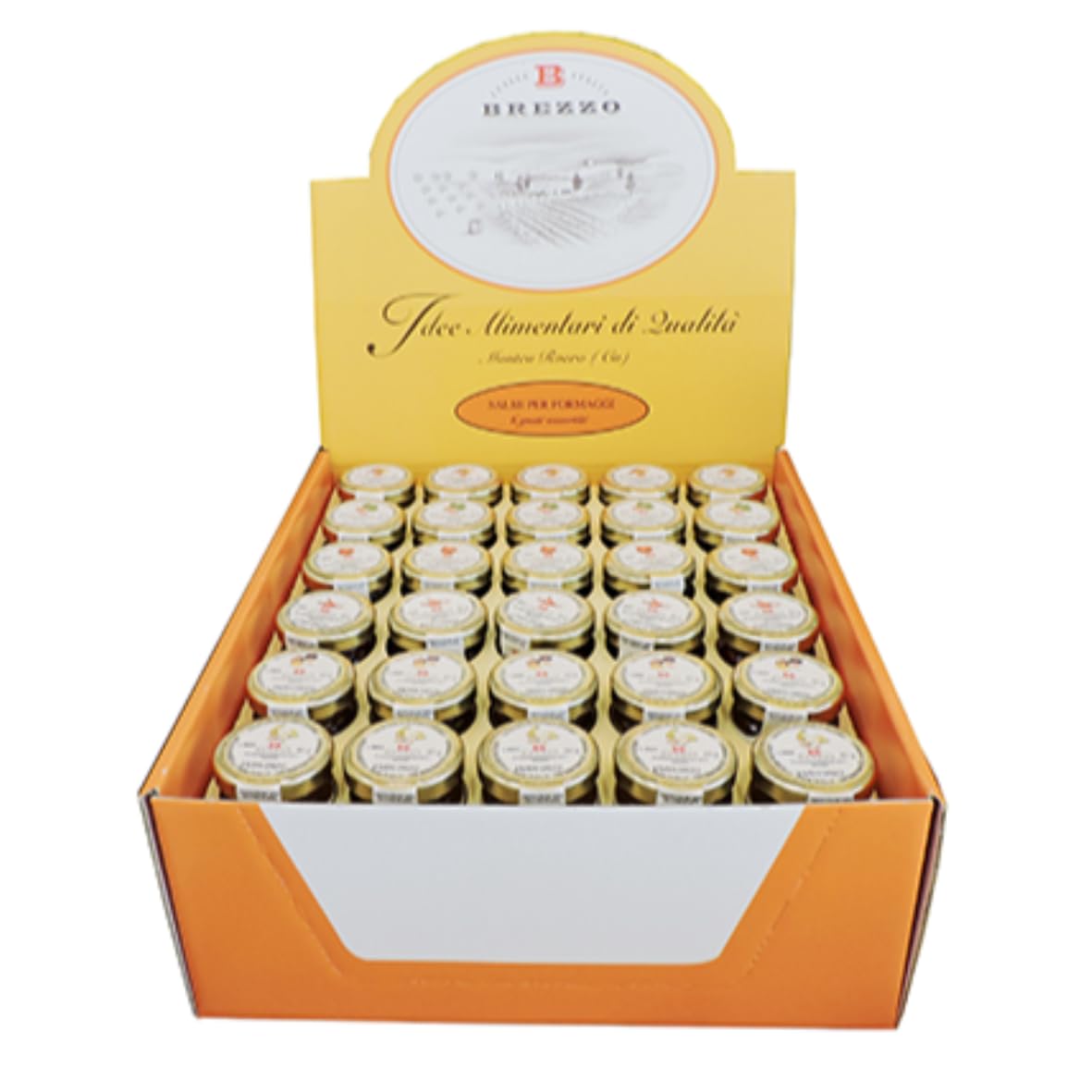 Salse Per Formaggi Brezzo Gusti Assortiti 60 Vasetti Mini da 40 g