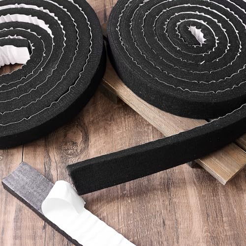 2 Pcs Metal Roofing Universal Vented Ridge Closure Strips 2 W x 25' L (50'l Total) Closure Self Adhesive Roof Panel Felt Tape Waterproof Windproof Seal for Metal Panels Insulation Weather Barrier by Maasechs - Image 7