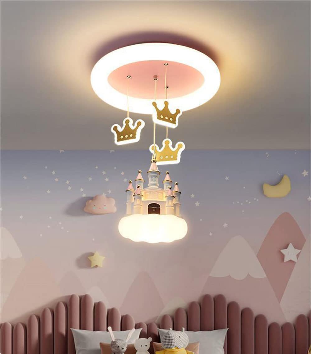 LED Plafonnier Chambre Enfant 30W Luminaire Jardin d'enfants Fille Princesse Garçon Conception de Lampe Papillon Créative Plafond Lustre Rose Lumière Chaude LED Plafonnier Chambre Enfant 30W Luminaire Jardin d'enfants Fille Princesse Garçon Conception de Lampe Papillon Créative Plafond Lustre Rose Lumière Chaude