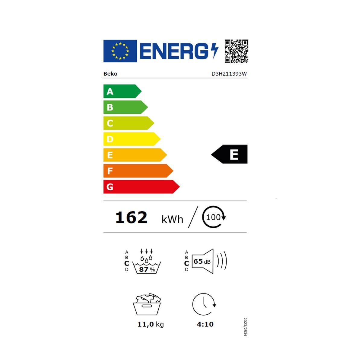 BEKO D3H211393W