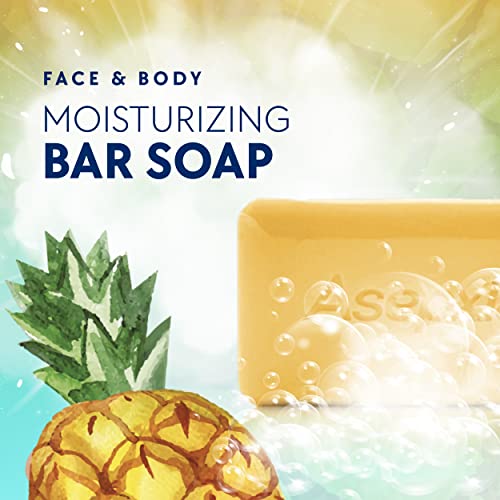 Asepxia Bar Soap, Non-Abrasive Exfoliating Facial Cleanser With Natural Pineapple Enzyme & Agave Extract, Pore Purifying & Brightening Face Wash For Oily Skin, 4 Oz. #TOP2