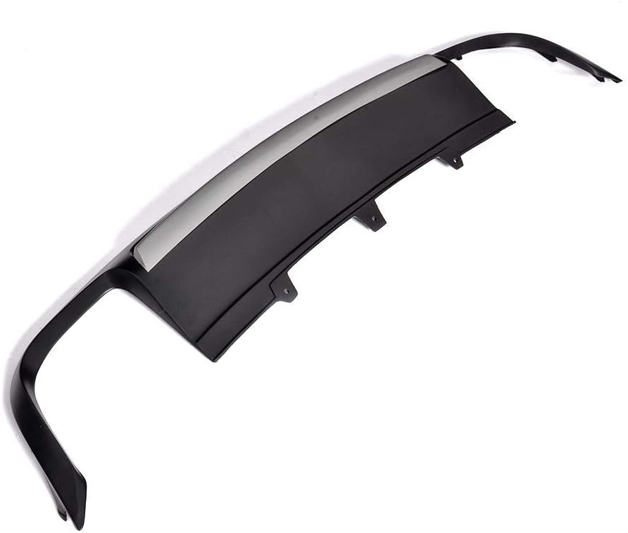 Fits Audi A5 Sportback Non-Sline Non-S5 Pre-facelift 2008-2011 ustomized Black PU Rear Bumper Diffuser Spoiler Body Kit (With Bright Line)