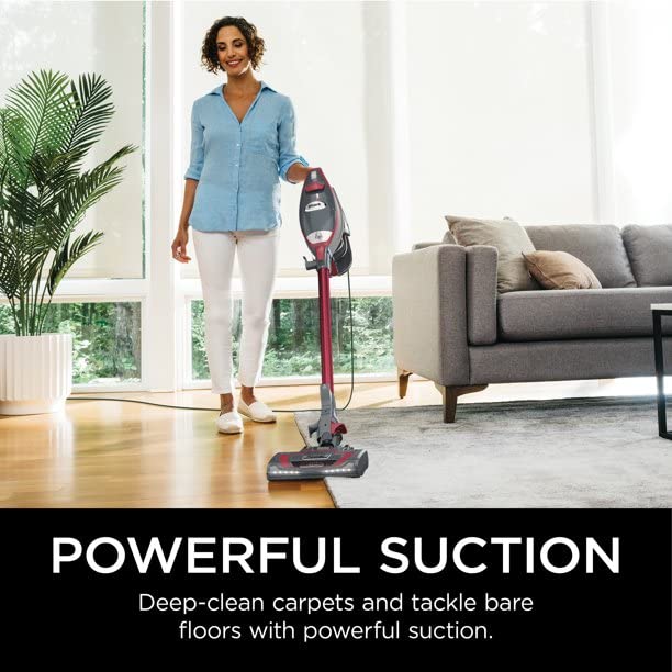 SHARK HV370 Rocket Pro Corded Stick Vacuum, Comet Red (Renewed), image 2