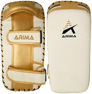 Arima Adjustable Boxing Arm Pads – PU Leather, Medium Hardness Sponge, for MMA, Kickboxing, Muay Thai, Martial Arts Training