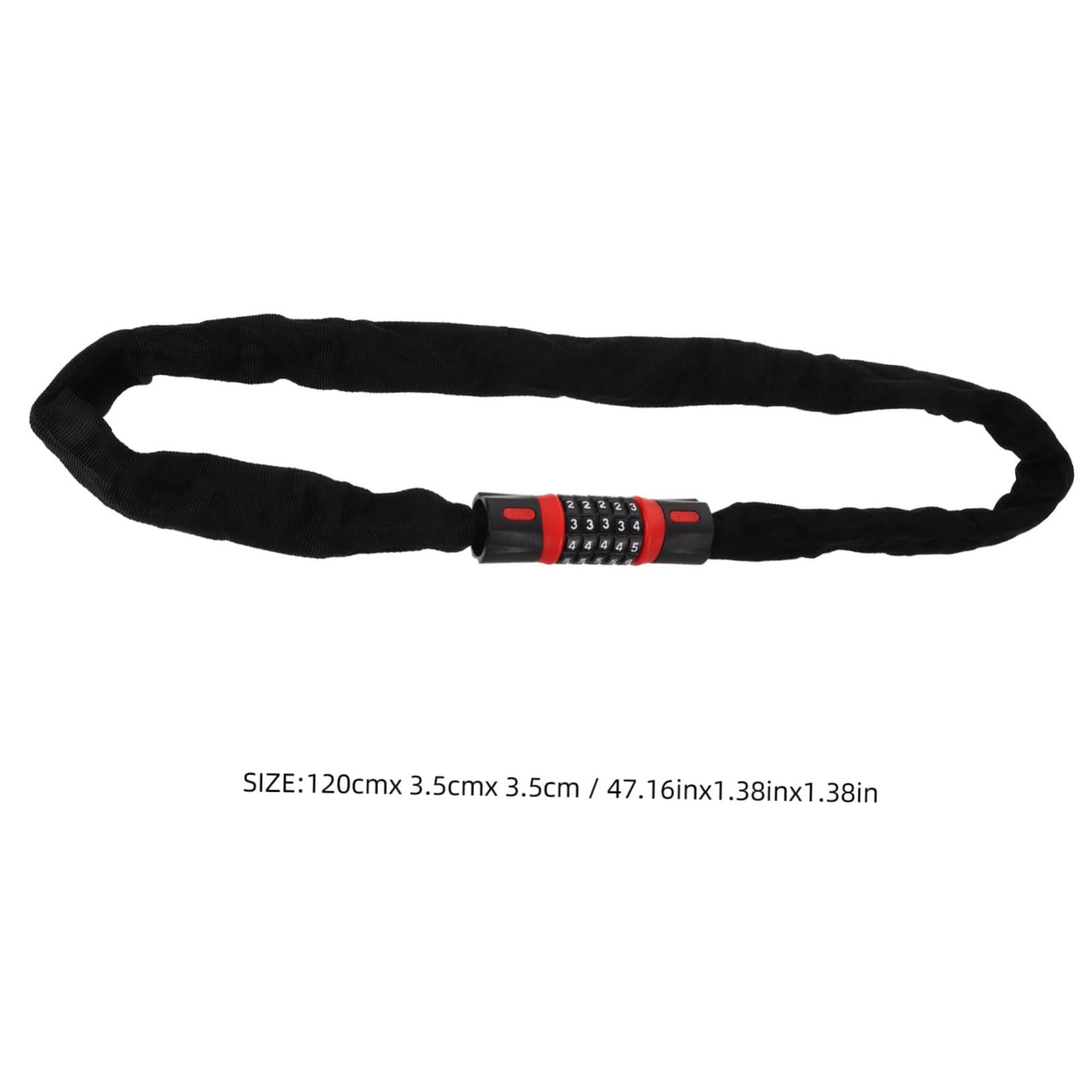 Abaodam Bicycle Security Chain Chain Lock for Bike Bike Lock Carbon Steel Material