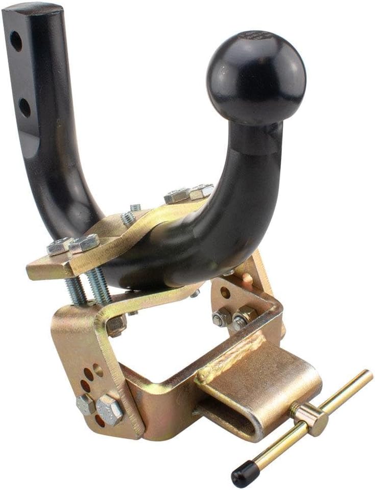 Snakemaster Caravan Stabiliser Receiver Bracket for Swan Neck Towbars