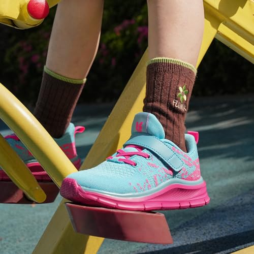 Tobfis Boys Girls Kids Arch Support Strap Athletic Running Tennis School Shoes Breathable Walking Sneakers Better for Flat Feet (Toddler/Little/Big Kid)2