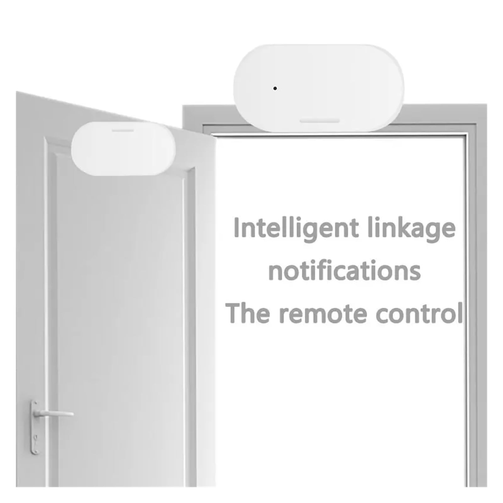 Alarmas De Puerta, Tuya Zigbee-Sensor magnético de puerta y ventana, conexión inalámbrica, detectores de puerta inalámbricos for hogar inteligente, automatización magnética de puerta Para La Seguridad