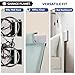 Garage Planet M2 Garage Wall Protector Car Door Wall Protector, Tool-Free, Designed in Australia (White, 4 Pack)