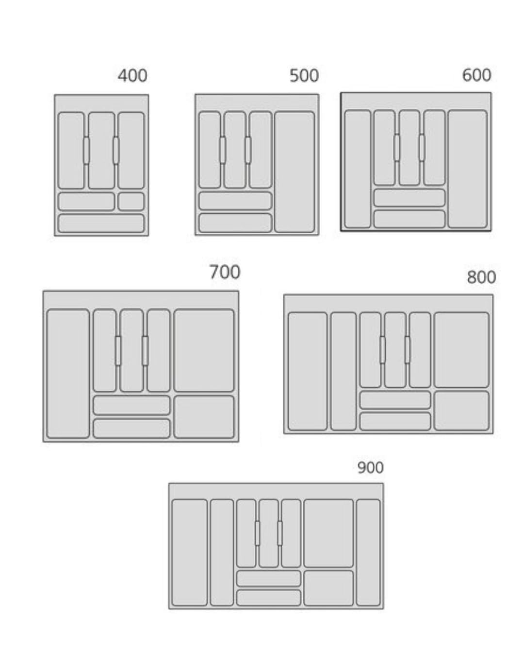 Portacubiertos ajustable para cajón de cocina – Porta cubiertos de cocina – Organizador de cajones – Divisor Cubiertos – Organizador de cajones – Cubertería de plástico resistente (porta cubiertos 90,