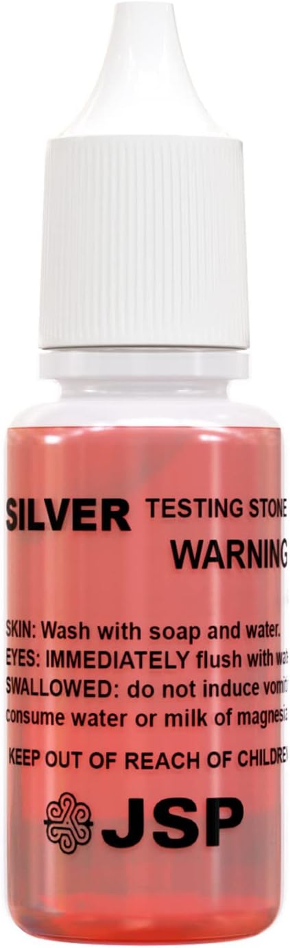 Gemtone Testing Solution Kit Gold 14K & Silver 999 .925 Sterling Authenticity Tester Jewelry Scrap Stone Precious Metal USA