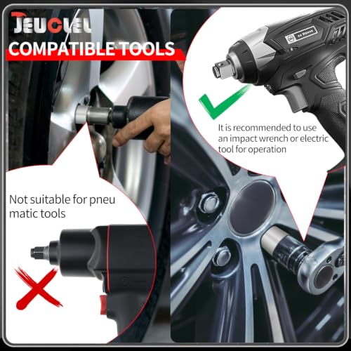Image of 35PCS Wheel Lock Nut Key Kit Compatible with Mercedes Benz