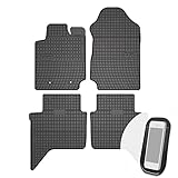 Lot de 4 tapis de sol en caoutchouc pour Ford Ranger à partir de 2015