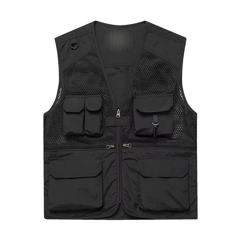 Chaleco de verano para hombre ideal para camping al aire libre suelto 4