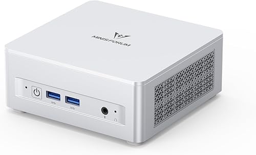 Vista 13 de MINISFORUM UM870 Slim Mini PC, Procesador AMD Ryzen 7 8745H Mini Computadora (8C/16T, Hasta 5.0GHz), 32GB DDR5 RAM y 1TB PCIe 4.0 SSD, Soporta