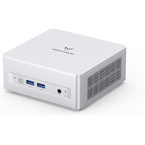 MINISFORUM Mini PC UM870 Slim,AMD Ryzen 7 8745H(8C/16T, Up to 5.0GHz),AMD Radeont 780M Mini Computer,16GB DDR5 RAM & 512 PCIe 4.0 SSD,Support 8K@60Hz HDMI 2.1/USB4 Output, WIFI6E/BT5.3/Auto Power On