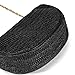 CUXVA Straw Clutch Bag for Women Mini Summer Satchel Purse Fashion Woven Crossbody Shoulder Handbags with Chain Strap