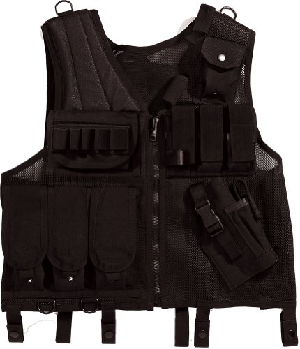 Rothco Quick Draw Tactical Vest, Black #TOP18