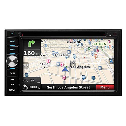 BOSS Audio Systems Elite BV960NV ԍGPSirQ[VDVDv[[ - _uDIN BluetoothI[fBIƒʘb 6.2C`LCD^b`XN[j^[ MP3 CD DVD USB SD Aux-in