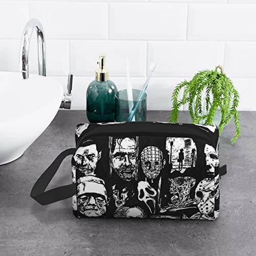 Women's Cosmetic Bags Horror Icons Makeup Pouch Travel Toiletry Storage Bag - Image 6