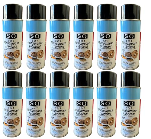SQ 5 in 1 Multipurpose Oil and Lubricant, 6 Pack,
