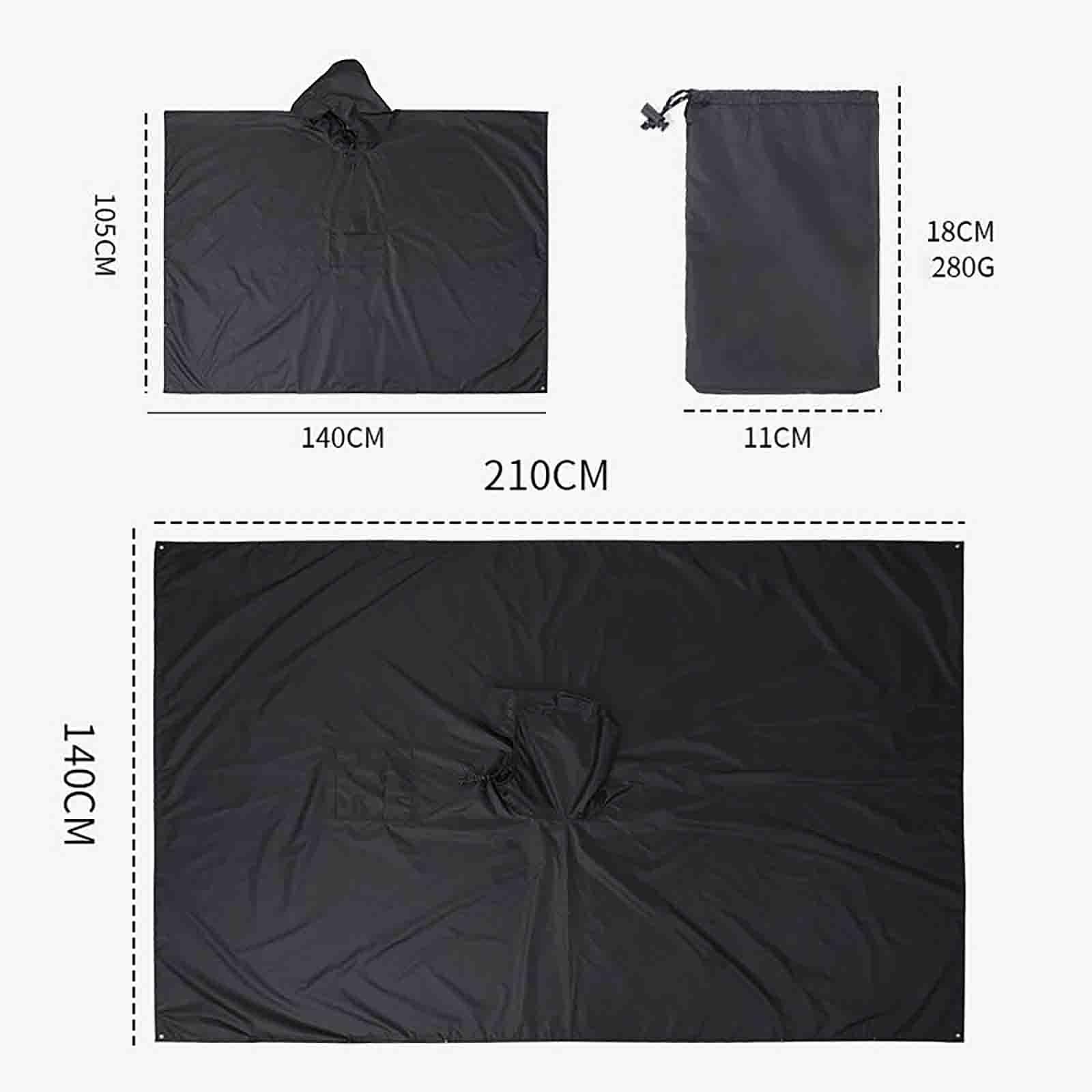 JUSHZ Giacche Impermeabili Poncho Antipioggia Mantella Mantellina Pioggia | Bici Uomo Trekking Donna Running Ciclismo Singolo All'aperto Adulto Cappello Con Visiera