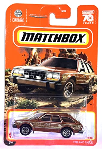Matchbox AMC Eagle Brown Wood Panel 1:64 miniatura 1