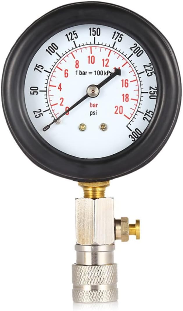 Mobestech 8pcs Engine Oil Pressure Gauge Tester Set Oil Pressure Gauge Kit for Car Accurate Measurement Easy Operation for Automotive