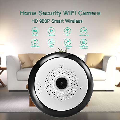 Caméra Fisheye 360 degrés HD 960P sans fil IP système de surveillance de sécurité avec et fonctionnalité P2P
