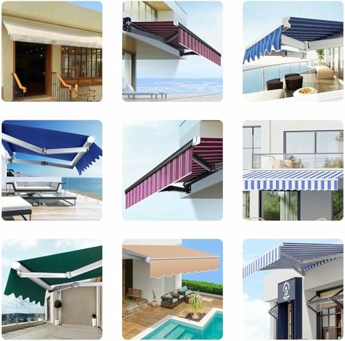 Toile de rechange pour patio 3,7x3m, la solution anti-chaleur pour balcon - 5
