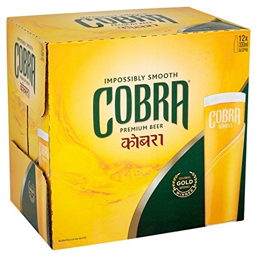 Cobra Premium Beer Extra Smooth 4.8% Vol 12 x 330ml