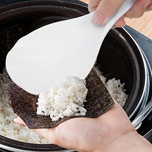 Miniatura 4 de Mabor 2 Palas De Arroz Con Diseño De Rosas, 20,5 Cm, Antiadherentes, Cucharas De Cocina, De Plástico, Sin Bpa, Resistentes A Los Arañazos, Para Remover, Puré De Patatas, Ensalada Y Arroz