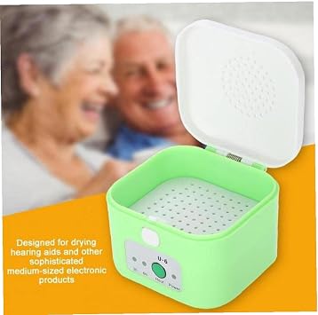 1pc Hearing Aid Dryer, Electric Usb Drying Box Headphone Dehumidifier Moisture Proof Hearing Aid Dryer Case