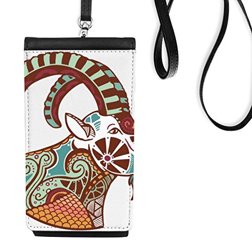 Sacoche téléphone Capricorne noire, le cadeau astrologique parfait pour les passionnés du zodiaque