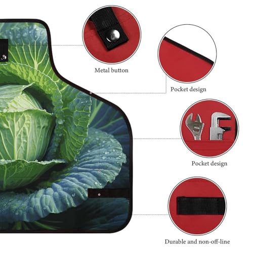 Delantal para herramientas Bright Cabbage con múltiples bolsillos miniatura 3