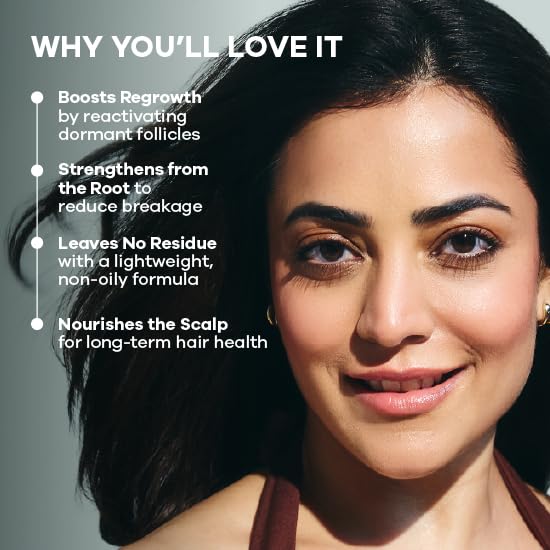 Image of Earth Rhythm Hair Growth Serum with 3% Redensyl, 2% Anagain & Procapil. Visible Results in 3 Weeks