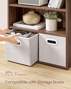 VASAGLE 6-Tier Bookshelf, Storage Organizer, 23.6 x 9.4 x 63.2 Inches — photo 4 of 6