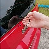 DONGNIE Auto Heckschuhe Kofferraum Rückseite Türgriff Aufkleber Hilfsknopf Außen Dekoration Fit Für altes Smart Fortwo 451 Autozubehör (Größe : Trunk Handle)