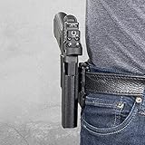Black Scorpion Outdoor Gear OWB Kydex Pro IDPA Competition Holster fits Smith & Wesson M&P9, M&P40 M2.0 5 in (Black)