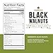 Hammons Black Walnuts - Wild Harvested - Non-GMO, Gluten Free, High Protein, Keto Snack - Recipe Ready Nuts Great for Cooking and Baking - 8oz