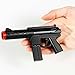 Zonzxcv Mini Soft Bullet Gun Toy With Target - Plastic Fidget Toy for Shooting Game - Educational Prop With Realistic Nerf Design (TEC-9)
