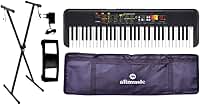Kit Teclado PSR-F52 + Capa Allmusic + Suporte + Acessórios