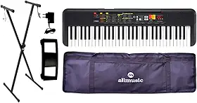 Kit Teclado PSR-F52 + Capa Allmusic + Suporte + Acessórios