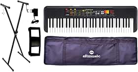 Kit Teclado PSR-F52 + Capa Allmusic + Suporte + Acessórios